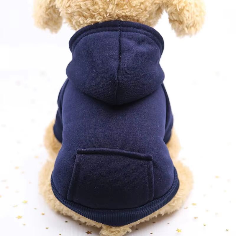 Fashion Dog Hoodie For Autumn And Winter Thick Warm Pet Clothes For Small Dogs 8