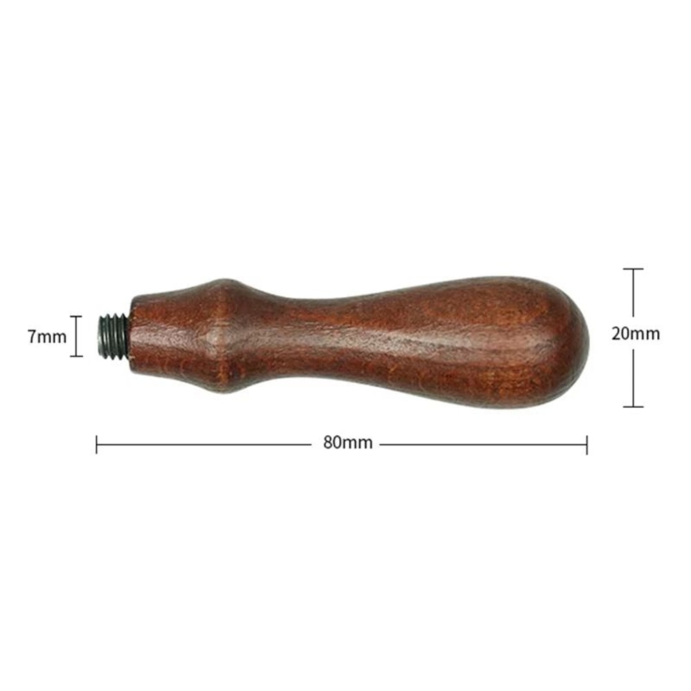 Retro Wooden Handle Wax Seal Tool DIY Envelope Sealing Roller Stamp 1
