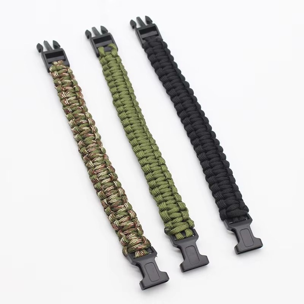 9 In Seven Core Paracord Survival Bracelet Outdoor Emergency EDC Rope Tool 1