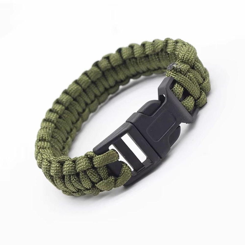 9 In Seven Core Paracord Survival Bracelet Outdoor Emergency EDC Rope Tool 7