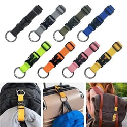 portable luggage hanging buckle strap for backpack and suitcase