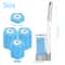 WallMounted Disposable Toilet Brush Set With Long Handle And Replaceable Heads 18 Or 36 Pieces 5
