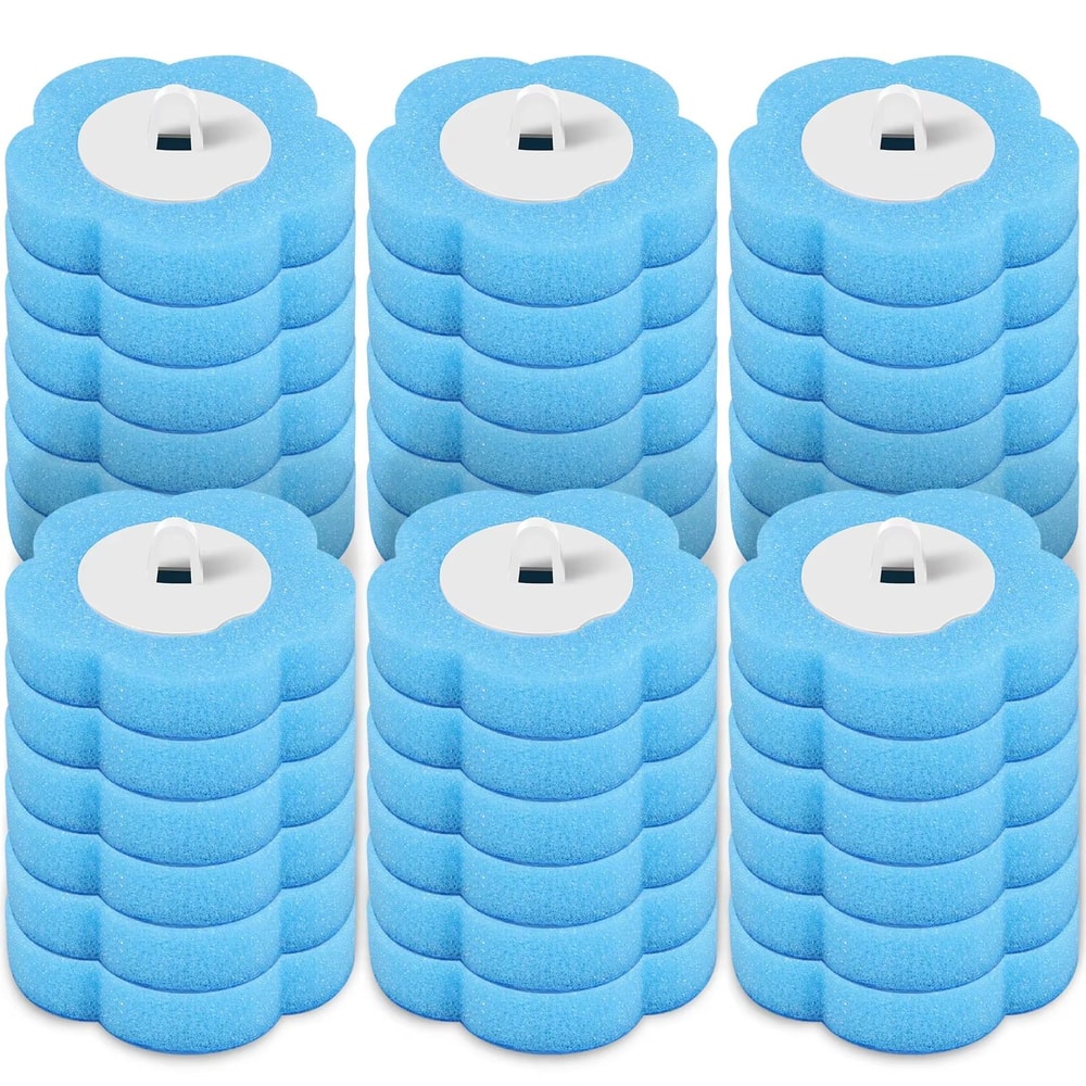 WallMounted Disposable Toilet Brush Set With Long Handle And Replaceable Heads 18 Or 36 Pieces 8