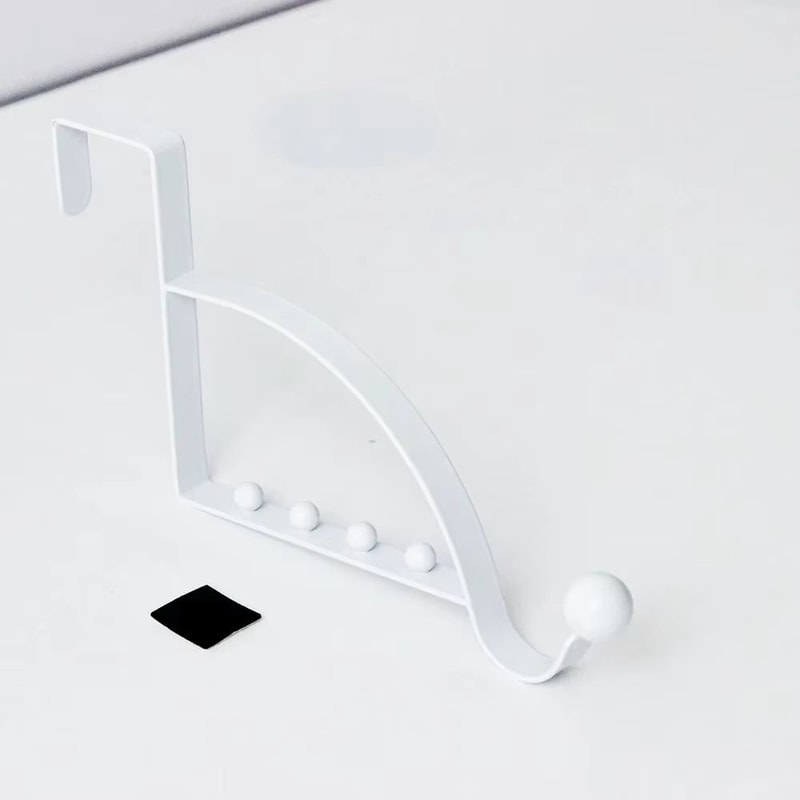 OverTheDoor MultiHook Storage Hanger Rack For Coats Bags Hats And Household Items 7