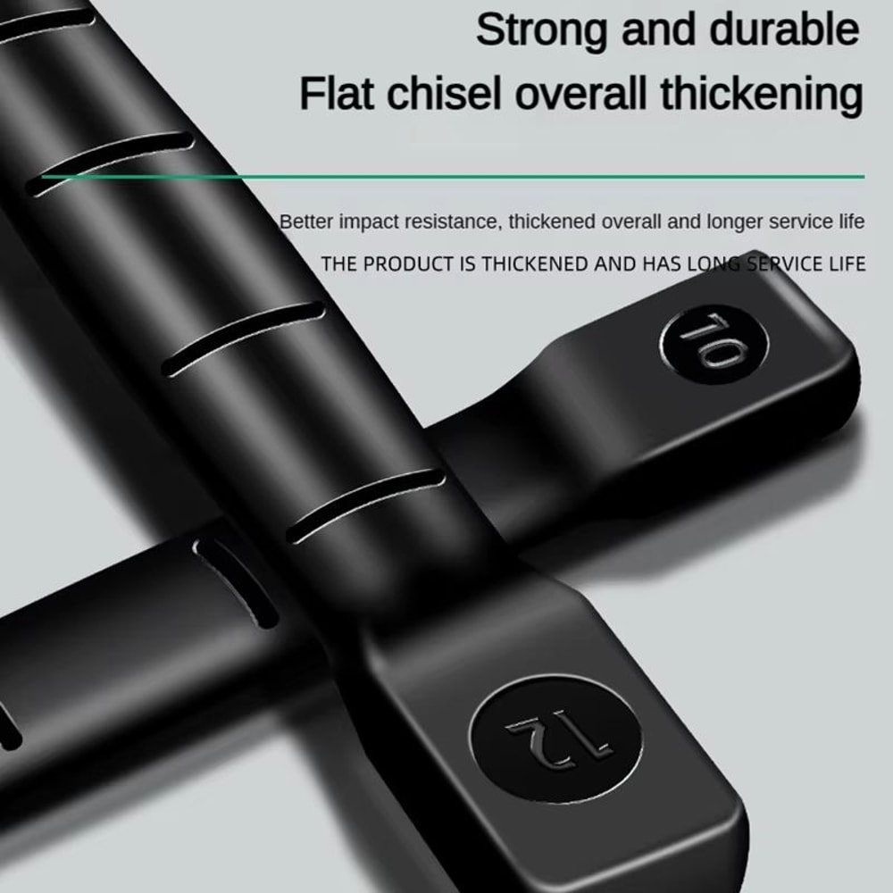 Chrome Vanadium Steel Stone Flat Chisel With Hand Guard 681012 In Masonry Concrete Cutting Tool 3