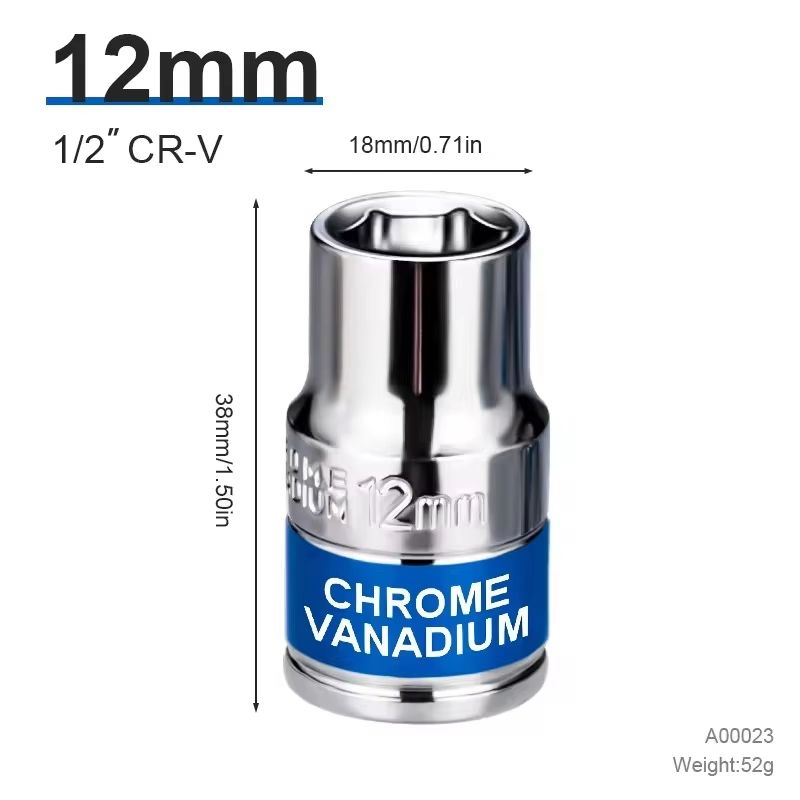 12 Drive Deep Impact Socket Set 832 Mm HeavyDuty Impact Sockets For Pneumatic Wrenches Tire Remov 10