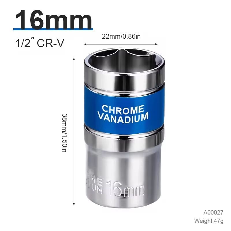 12 Drive Deep Impact Socket Set 832 Mm HeavyDuty Impact Sockets For Pneumatic Wrenches Tire Remov 12