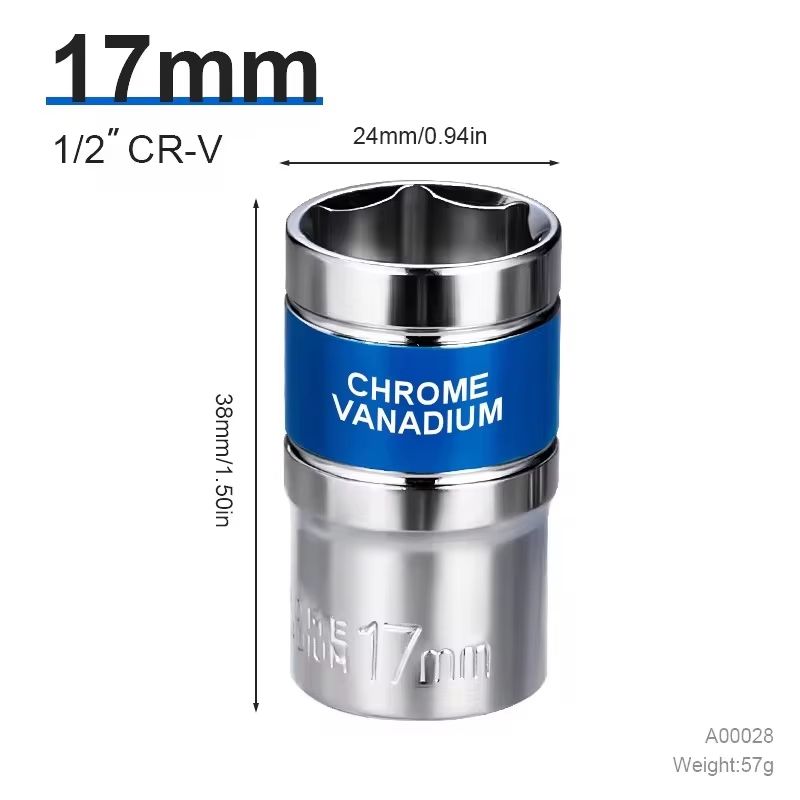 12 Drive Deep Impact Socket Set 832 Mm HeavyDuty Impact Sockets For Pneumatic Wrenches Tire Remov 15