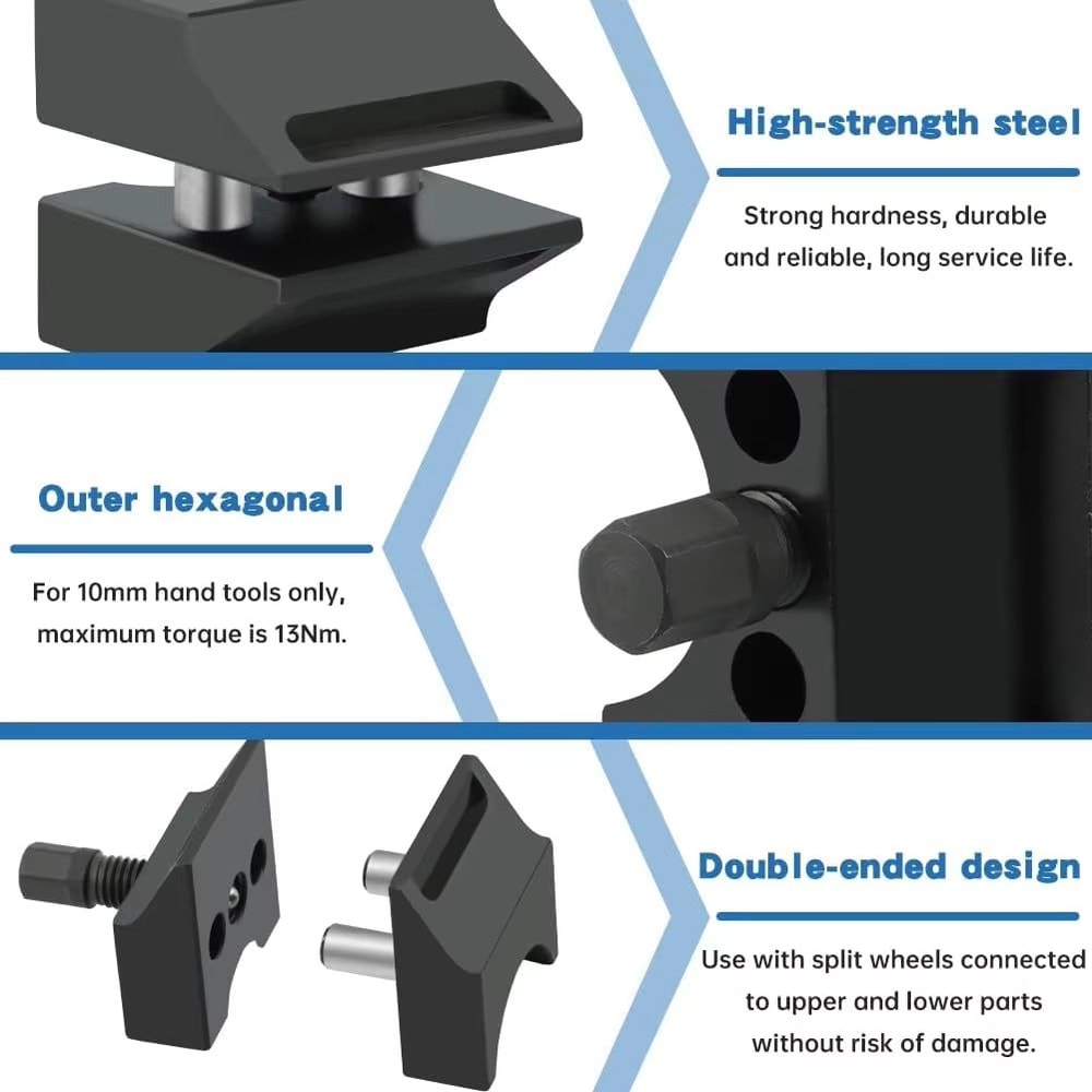 Motorcycle Suspension Strut Separator Expander Tool Kit Wheel Hub And Steering Knuckle Spreader 2