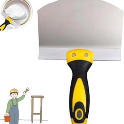 stainless steel putty knife scraper – paint & plaster filling spatula for painters and diy