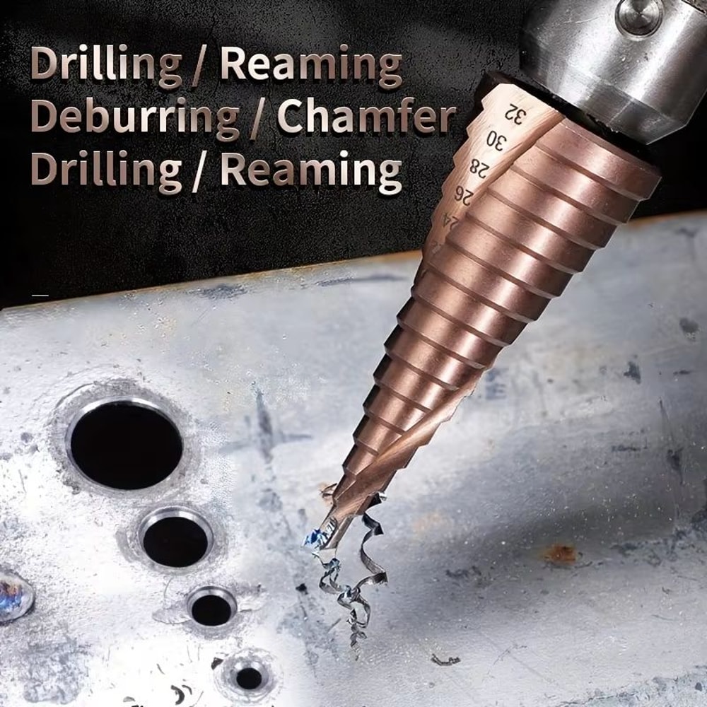 M35 Cobalt Step Drill Bit 412 420 432 Mm HighSpeed Steel Hole Cutter For Metal Stainless Steel 2