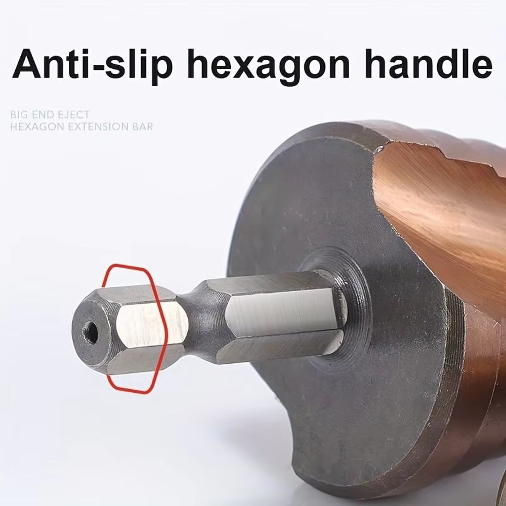 M35 Cobalt Step Drill Bit 412 420 432 Mm HighSpeed Steel Hole Cutter For Metal Stainless Steel 3