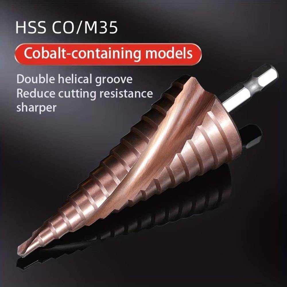 M35 Cobalt Step Drill Bit 412 420 432 Mm HighSpeed Steel Hole Cutter For Metal Stainless Steel 5