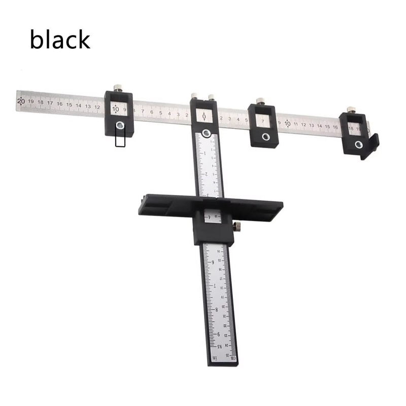 Adjustable Cabinet Hardware Jig Tool Precision Alignment Positioning Guide For Drilling Dowelling 6