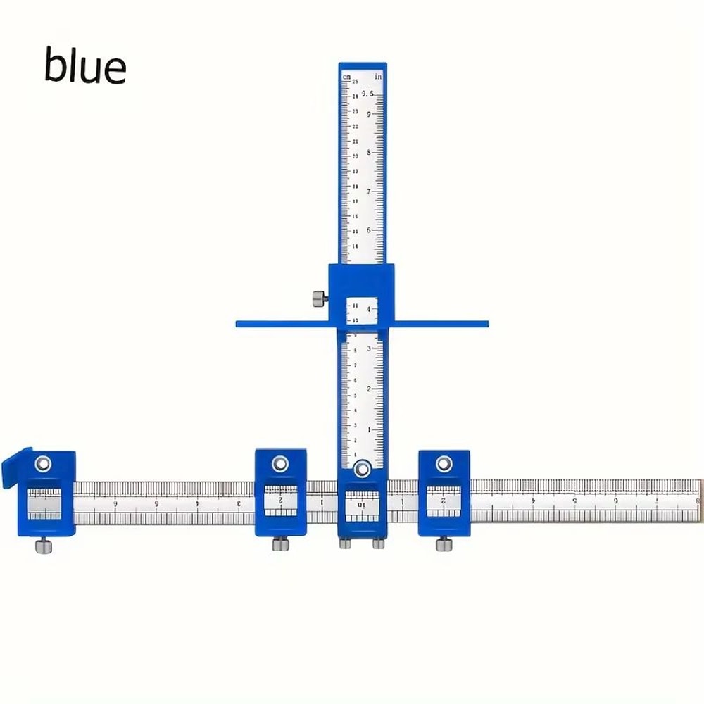 Adjustable Cabinet Hardware Jig Tool Precision Alignment Positioning Guide For Drilling Dowelling 7