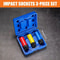 Drive Wheel Protector Impact Socket Sleeve Set Durable Plastic Protective Sleeves For 15 17 19 21 6