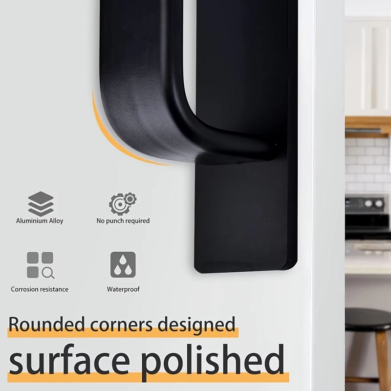 SelfStick Adhesive Cabinet Handles Stainless Steel NoDrill Easy Installation Pulls For Cabinets Dr 2