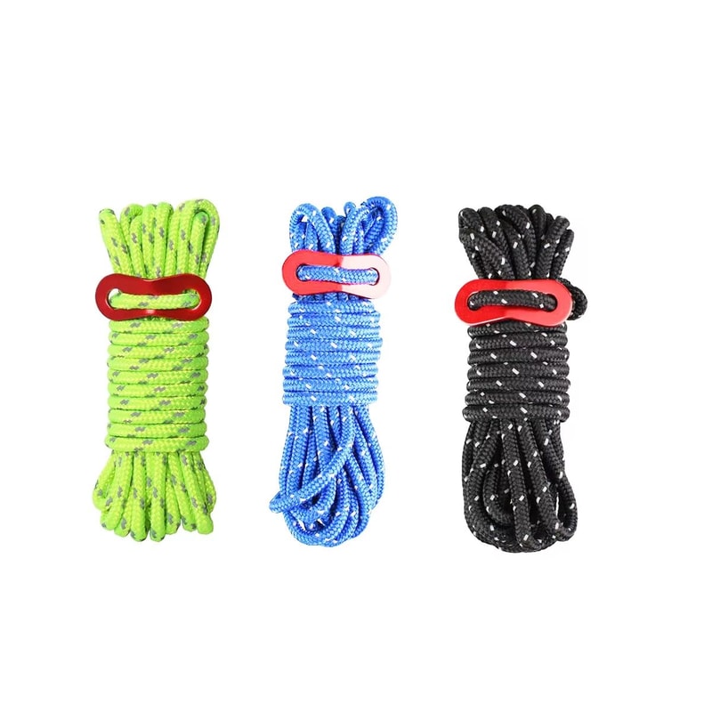 6mm Outdoor Safety Climbing Rope 1312ft Rescue And Abseiling Lifeline 0