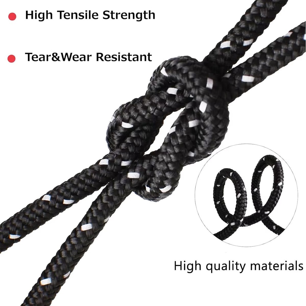 6mm Outdoor Safety Climbing Rope 1312ft Rescue And Abseiling Lifeline 1
