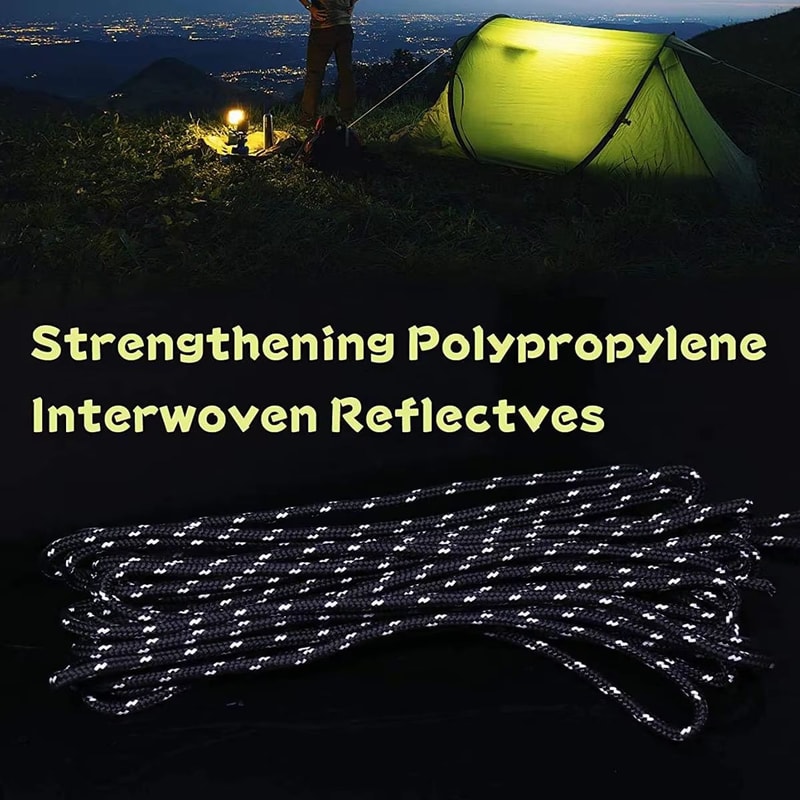 6mm Outdoor Safety Climbing Rope 1312ft Rescue And Abseiling Lifeline 3