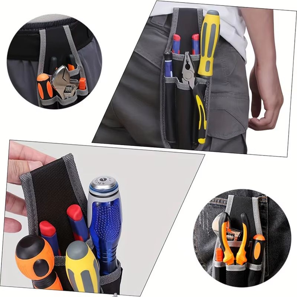 HeavyDuty Electrician Tool Waist Bag With Multiple Storage Pockets 3