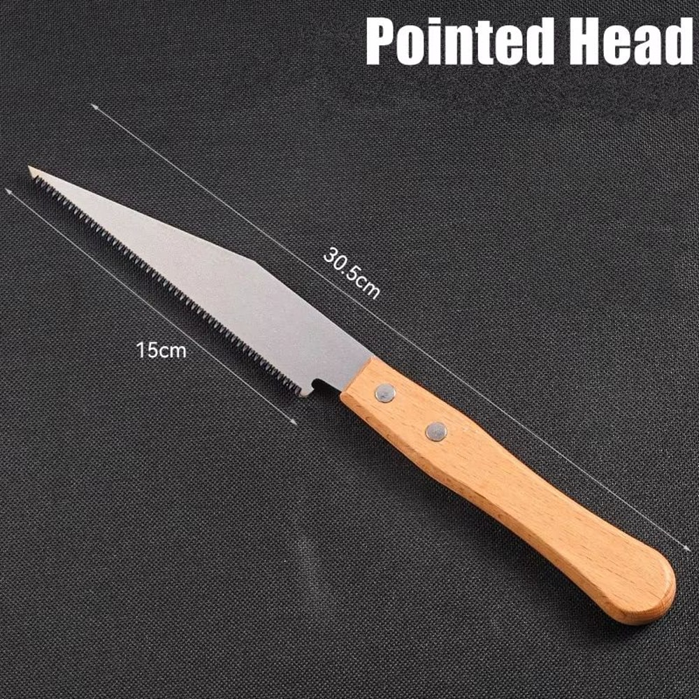 6inch DoubleSided Hand Saw With Flexible Blade For Precision Woodworking 3