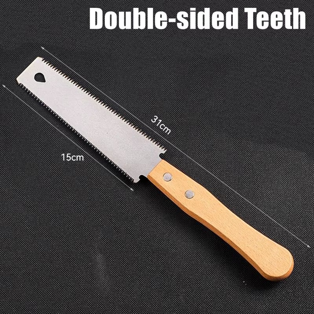6inch DoubleSided Hand Saw With Flexible Blade For Precision Woodworking 5