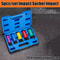 12Inch Drive Thin Wall Deep Impact Socket Set With Wheel Protectors 1116in78in 12