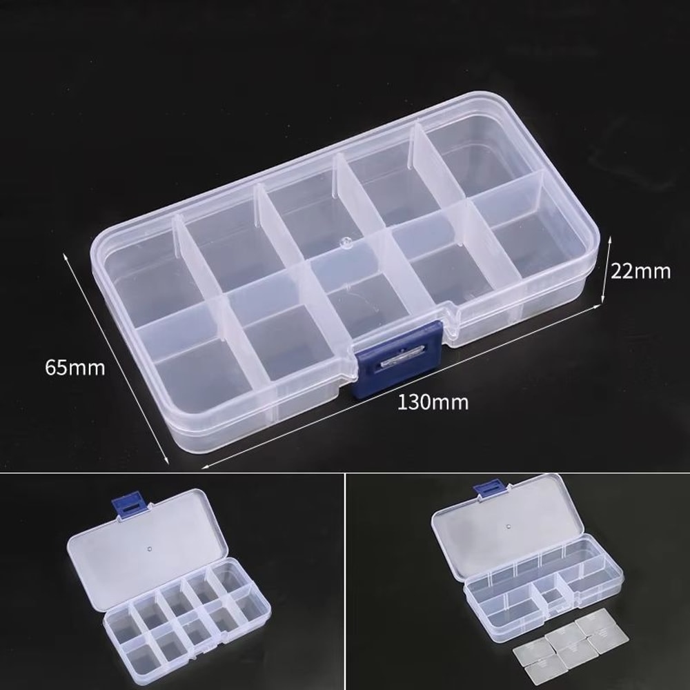 Adjustable 1015 Compartment Plastic Storage Box Organizer For Jewelry And Small Accessories 6