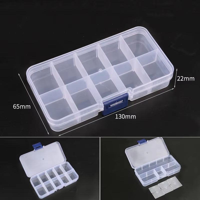 Adjustable 1015 Compartment Plastic Storage Box Organizer For Jewelry And Small Accessories 8