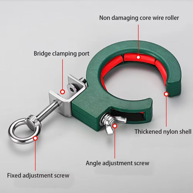 Integrated Cable Tray Bridge Pulley Threading Tool For Wiring And Cable Laying 2
