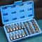 Professional 34Piece Torx And ETorx Bit Socket Set With Case 14 38 12 Drive 3