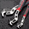 Universal SelfLocking Adjustable Wrench Set 6 8 10 12 CRV Multifunction Hand Tools 1