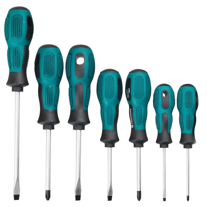 Professional Magnetic Screwdriver Set With Cushion Grip 5 Flat And 4 Phillips Tips 5