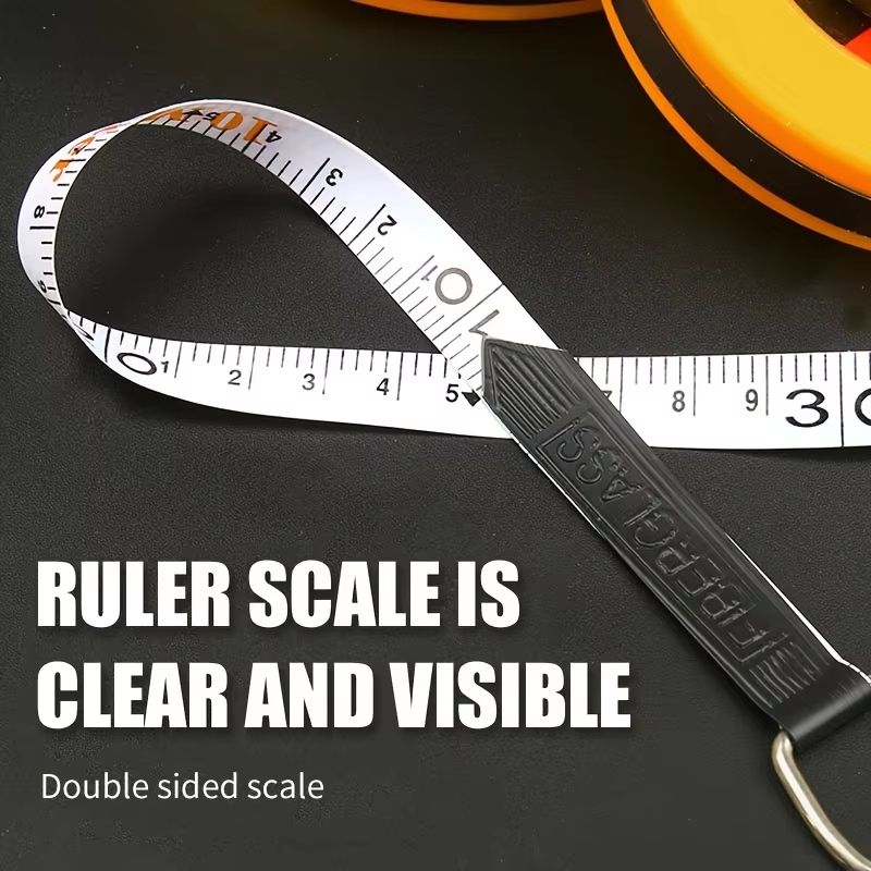 Long Fiberglass Measuring Tape 656ft 984ft 164ft 328ft Distance Tape Measure 2