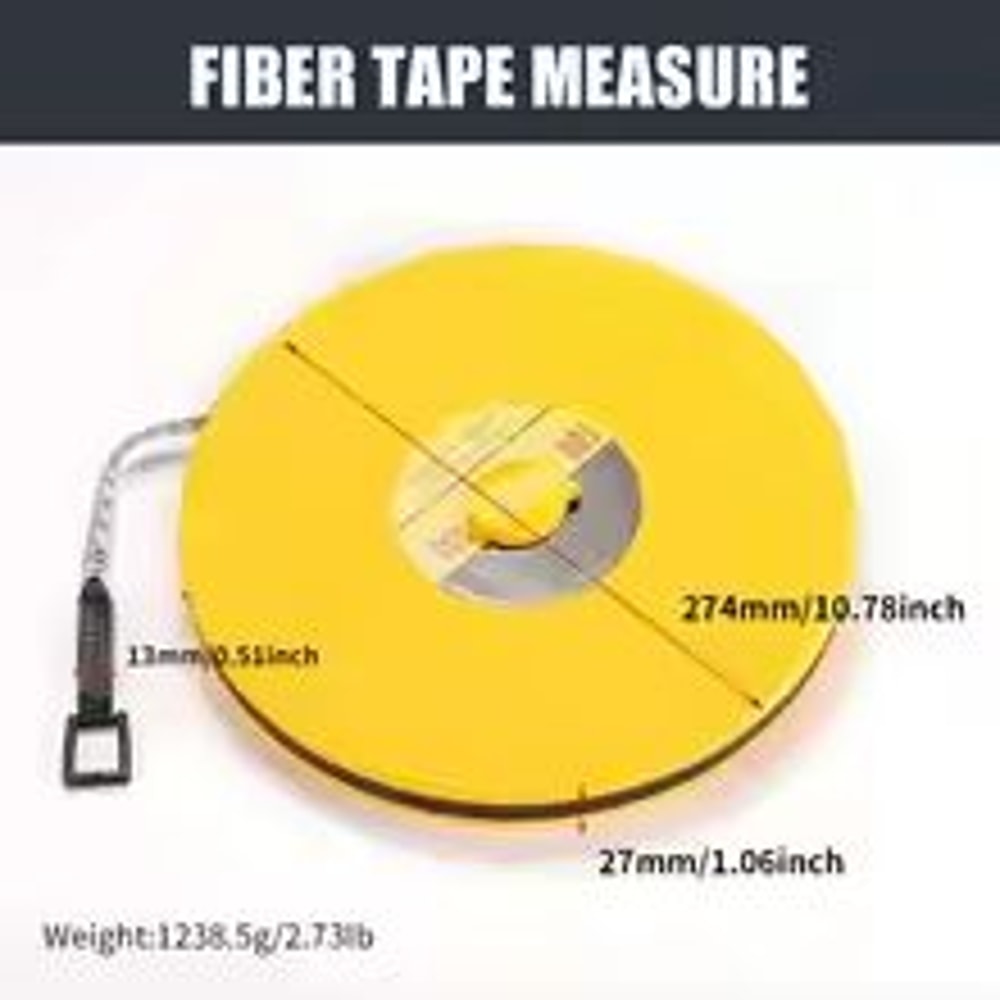 Long Fiberglass Measuring Tape 656ft 984ft 164ft 328ft Distance Tape Measure 7