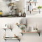 2pcs Rustic Iron Floating Shelf Brackets 90Degree Wall Mounted Triangle Support 4