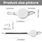 HeavyDuty Retractable Adjustable Plant Pulley Hooks For Indoor And Outdoor Hanging Baskets 1