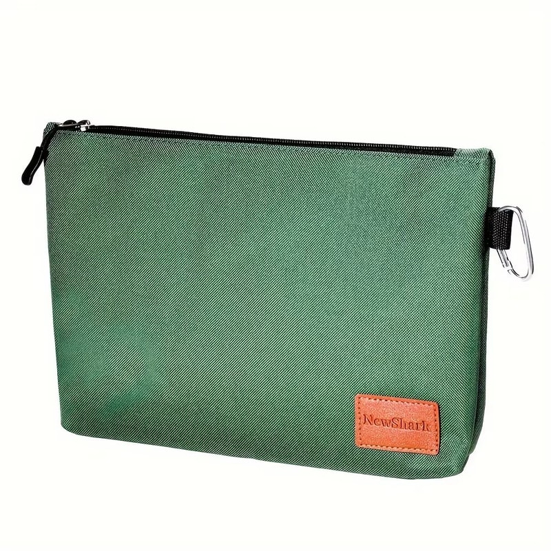 HeavyDuty Canvas Toolkit Carrying Bag With Metal Zipper For Tools Cosmetics And Travel Supplies 6