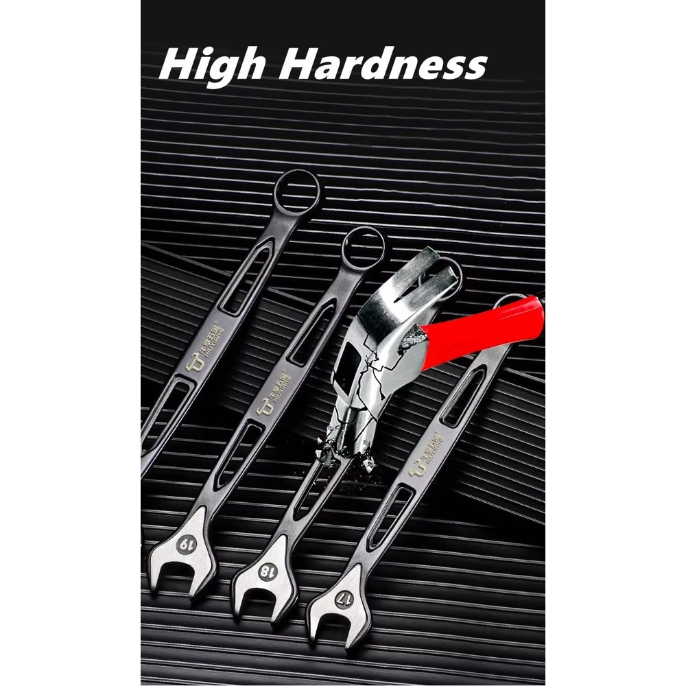 DualUse Plums Blossom Ratchet And OpenEnd Wrench Set 14in1516in Combination Spanners With Nut Cutte 1