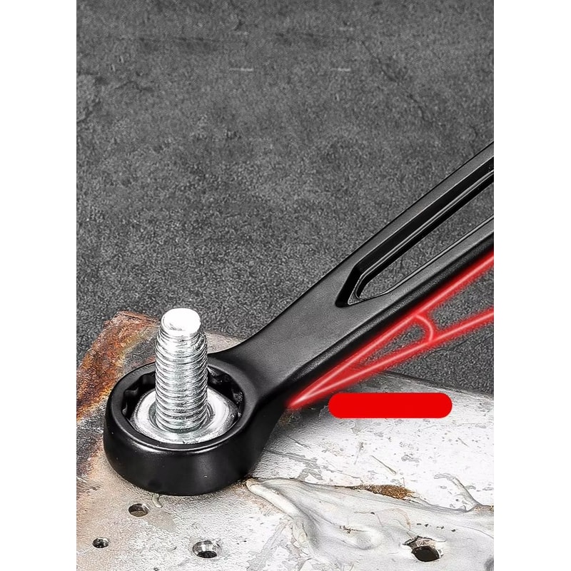 DualUse Plums Blossom Ratchet And OpenEnd Wrench Set 14in1516in Combination Spanners With Nut Cutte 3