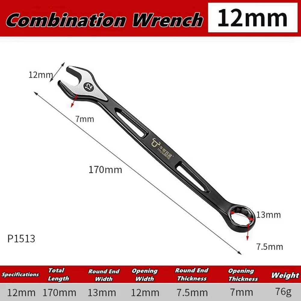 DualUse Plums Blossom Ratchet And OpenEnd Wrench Set 14in1516in Combination Spanners With Nut Cutte 10