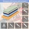 Premium Knife Sharpening Stone Set With Bamboo Base 4Side Grit 400100030008000 1