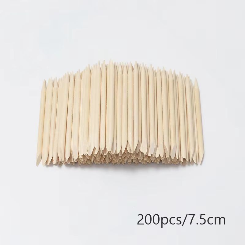 Lurayee Wooden Nail Cuticle Pusher And Orange Wood Stick Set For Nail Care And Art 15