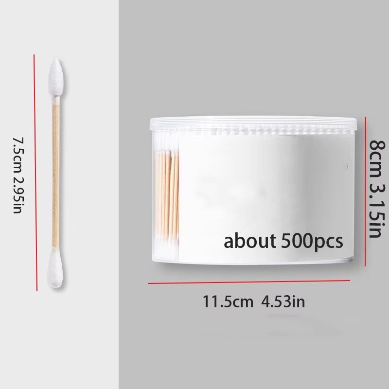100pc Disposable DoubleEnded Cotton Swabs For Ear Cleaning And Makeup Removal 10