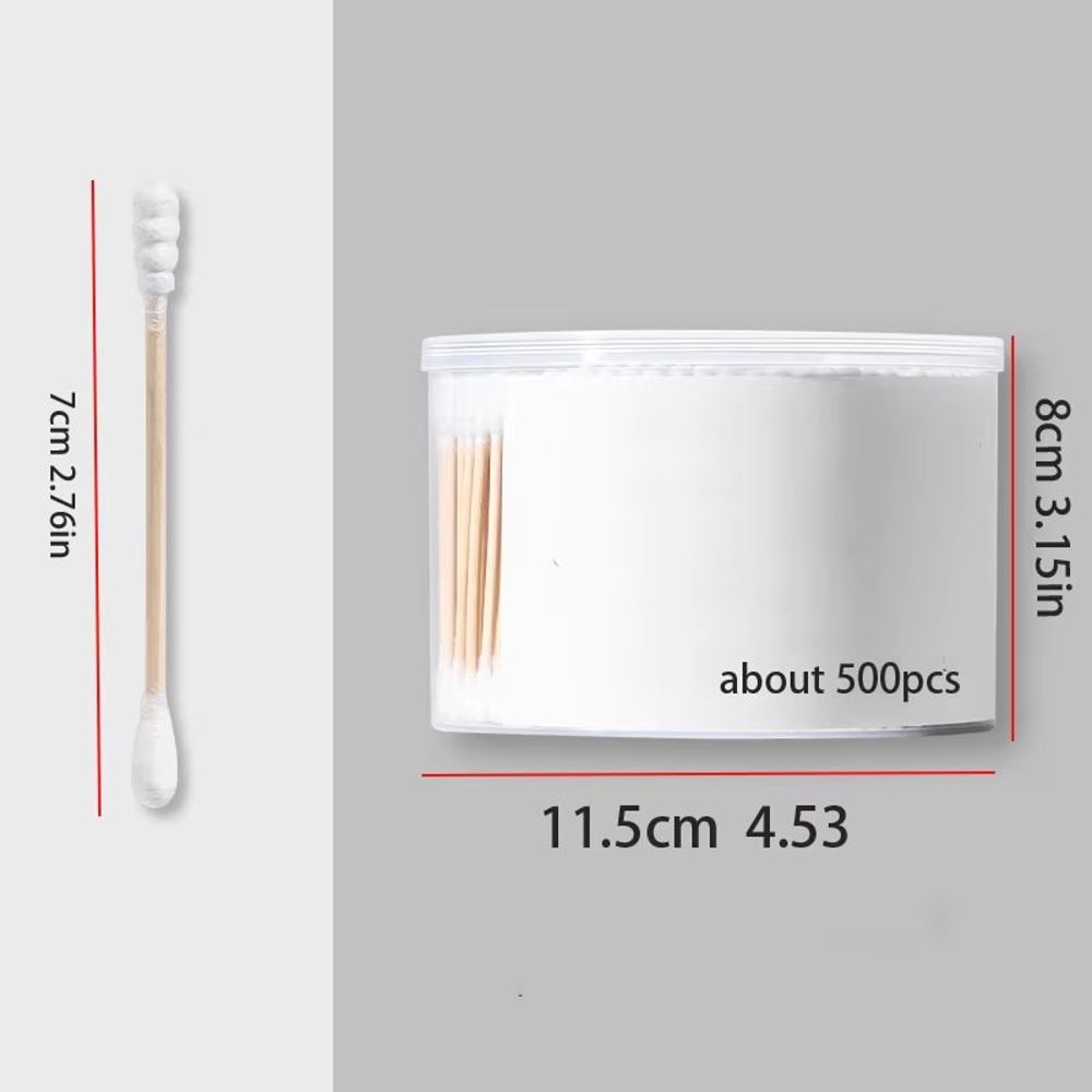 100pc Disposable DoubleEnded Cotton Swabs For Ear Cleaning And Makeup Removal 11