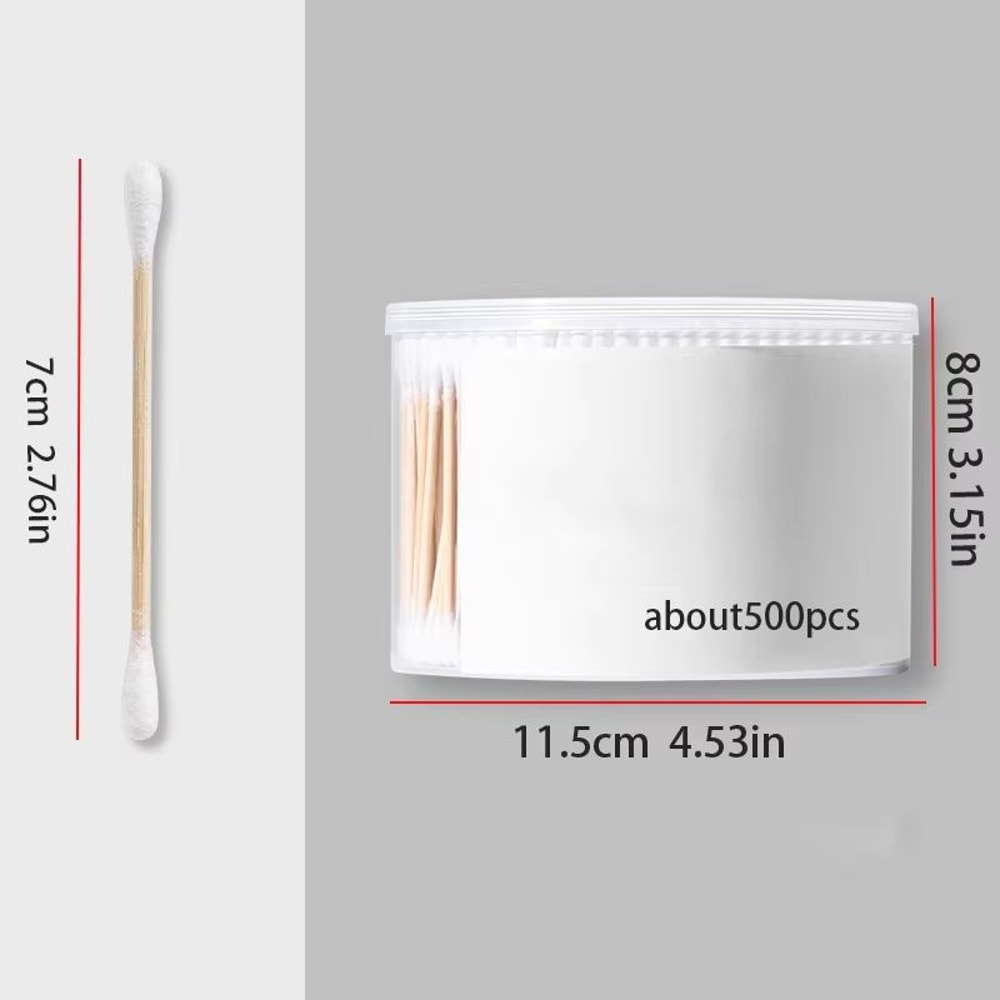 100pc Disposable DoubleEnded Cotton Swabs For Ear Cleaning And Makeup Removal 8