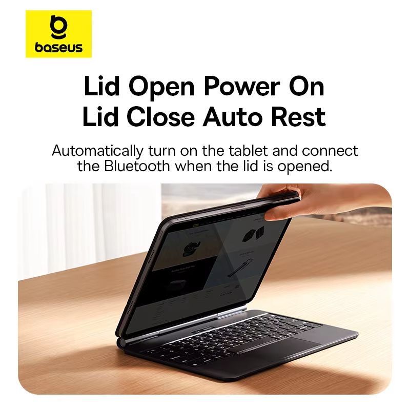 Baseus Magnetic Bluetooth Keyboard Case For IPad Pro And IPad Air Tablets 4