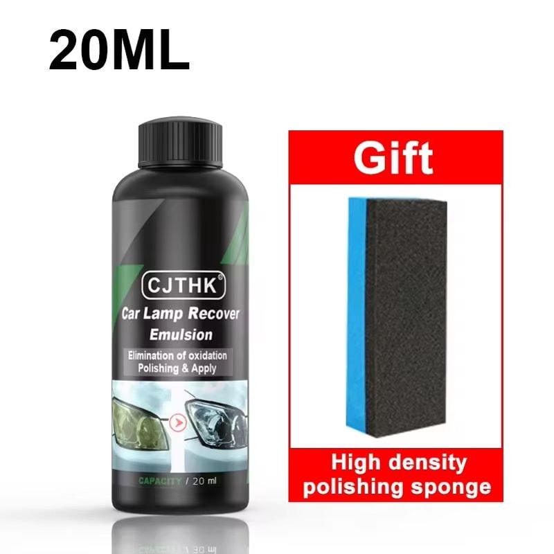 Car Headlight Restoration Polishing Kit With Scratch Remover And Oxidation Cleaner 7