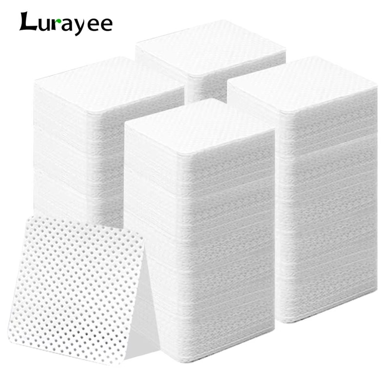 Lint Free Nail Wipes 100200300 Pieces Absorbent Soft Nail Polish Remover Pads 0